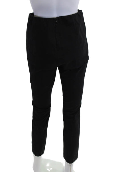 Rag & Bone Women Ankle Cropped Pants Black Cotton Blend Size 8