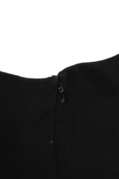 Rag & Bone Women Ankle Cropped Pants Black Cotton Blend Size 8