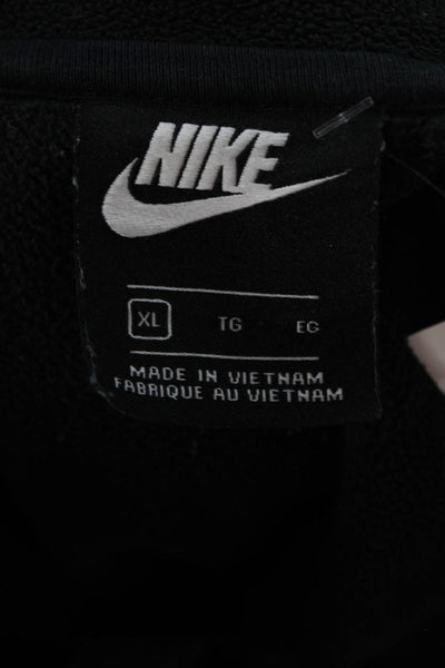 Nike Unisex Kids Hooded Two Pocket Zip Up Jacket Black Size XL