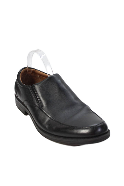 G.H. Bass and Co. Mens Leather Slide On Loafers Dress Shoes Black Size 11M