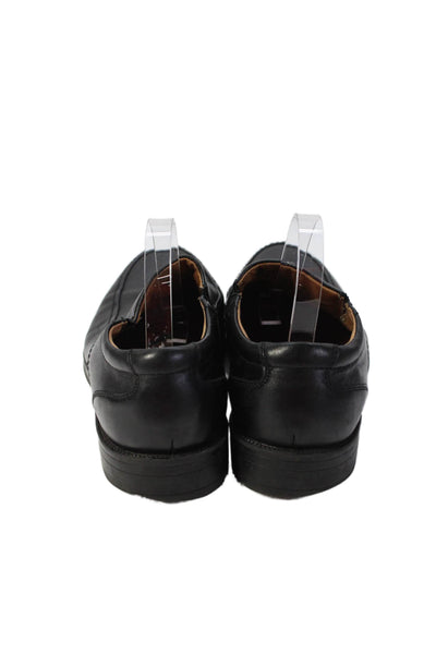 G.H. Bass and Co. Mens Leather Slide On Loafers Dress Shoes Black Size 11M