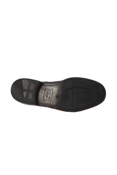 G.H. Bass and Co. Mens Leather Slide On Loafers Dress Shoes Black Size 11M