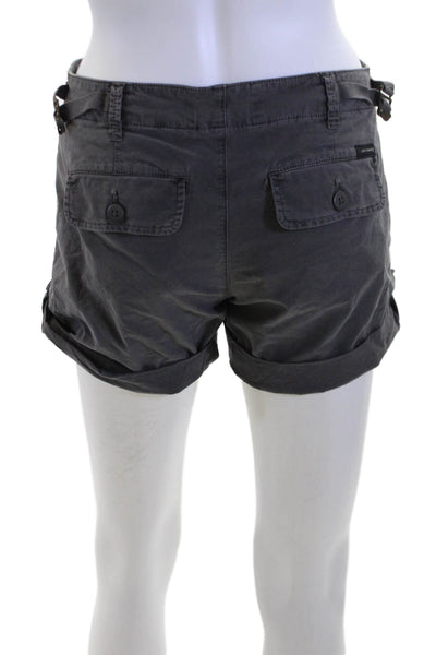 Sanctuary Unisex Cargo Chino Shorts Dark Gray Size 24
