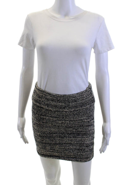 Kith Women Mini Straight Pencil Skirt Black Size M