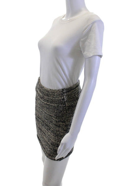 Kith Women Mini Straight Pencil Skirt Black Size M