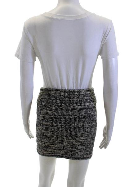 Kith Women Mini Straight Pencil Skirt Black Size M