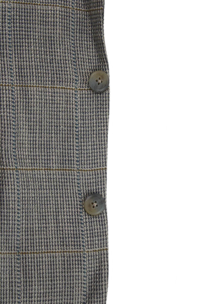 Bill Blass Mens Gray Check Sport Coat Size L