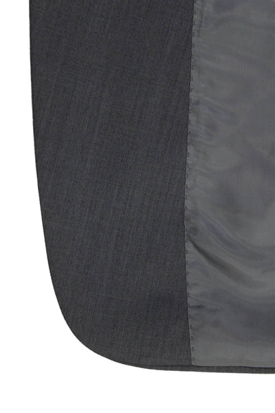 Calvin Klein Mens Gray 100% Wool Suit Jacket Collared Button Size 42