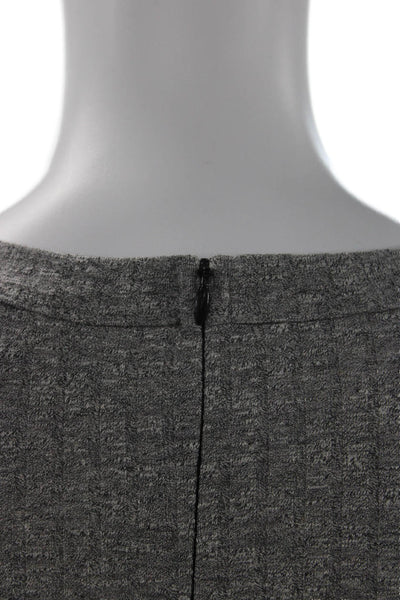 LNA, Womens Gray Long Sleeve Crew Neck Zip Top Size XS