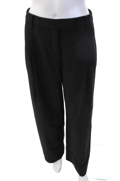 Unsubscribed Womens Dress Pants Black Classic Solid Size 4