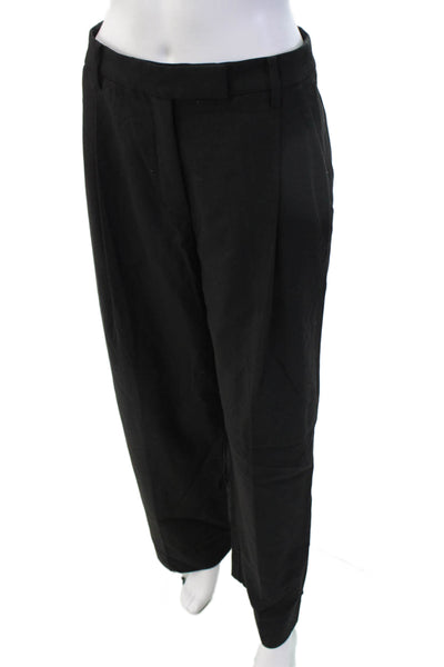 Unsubscribed Womens Dress Pants Black Classic Solid Size 4