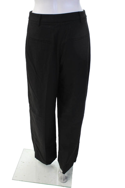 Unsubscribed Womens Dress Pants Black Classic Solid Size 4
