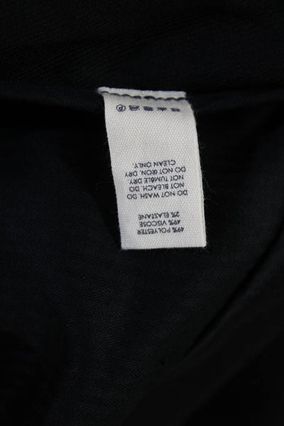 Unsubscribed Womens Dress Pants Black Classic Solid Size 4