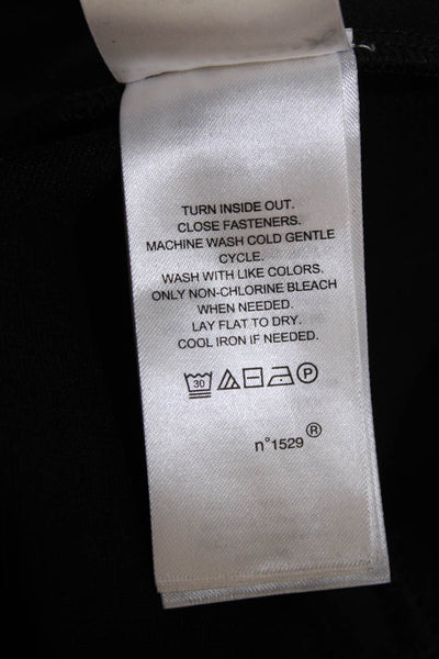 Lauren Ralph Lauren Womens Cropped Paperbag Pants Black Buckle Size S