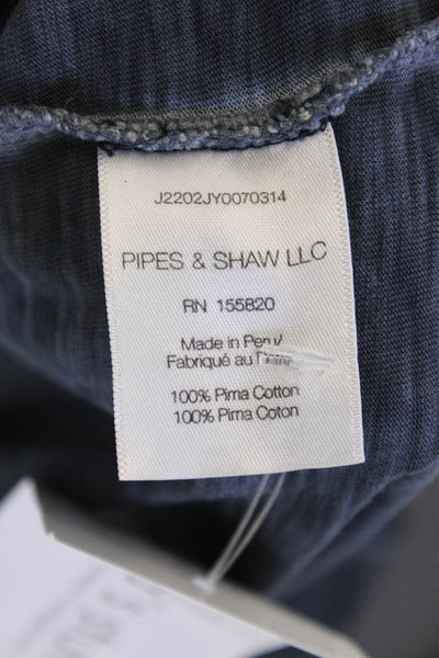 Veronica Beard Womens Jersey T-Shirt Dark Gray Pima Cotton Crewneck Size XS