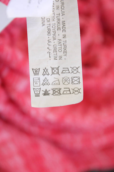 Zara Womens Pink Striped Cotton Polyester Leggings Size M