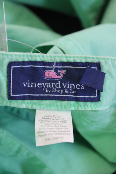 Vineyard Vines Mens Chinos Green Size 32