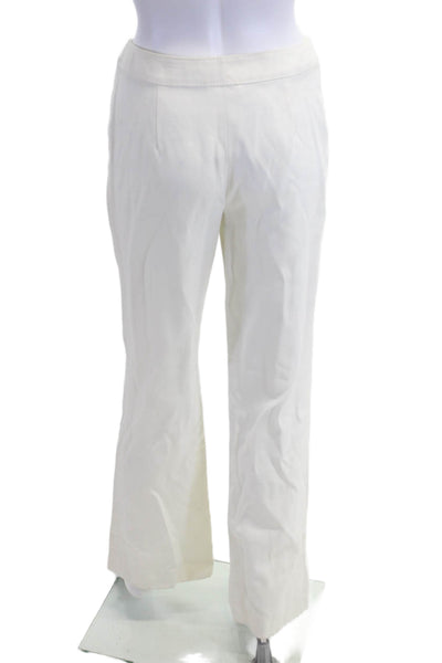 Valentino Women Dress Pants White Button Closure Designer Size 32
