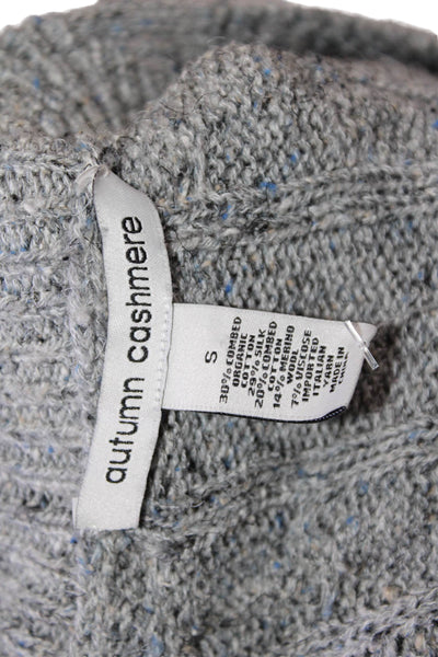 Autumn Cashmere Women Gray V-Neck Pullover Sweater Size S