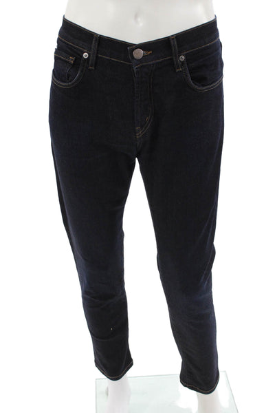 J Brand Mens Ankle Skinny Jeans Dark Blue Size 31