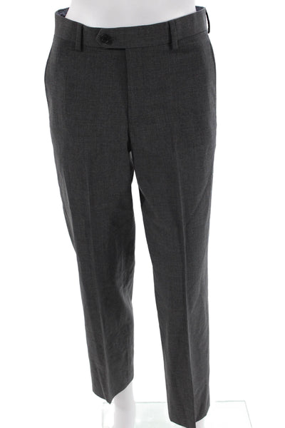 Tallia Mens Ankle Dress Pants Dark Gray Size 28
