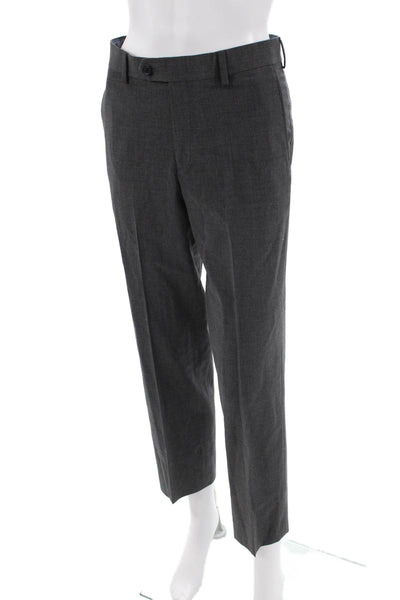 Tallia Mens Ankle Dress Pants Dark Gray Size 28