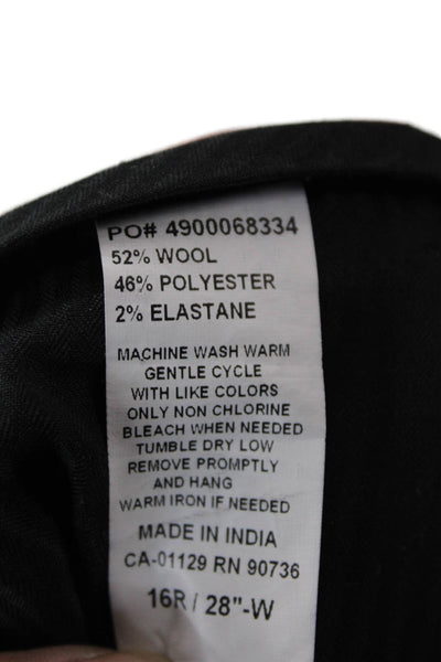 Tallia Mens Ankle Dress Pants Dark Gray Size 28