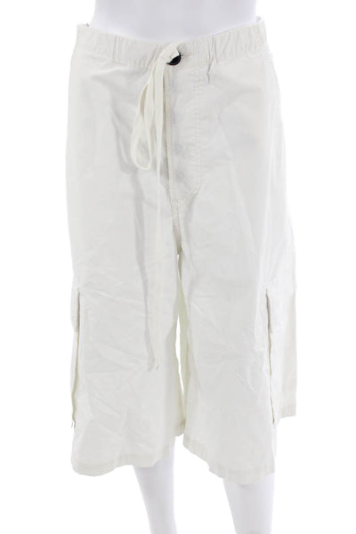 Citizens of Humanity Mens Bermuda Cargo Shorts White Size 30