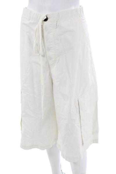 Citizens of Humanity Mens Bermuda Cargo Shorts White Size 30