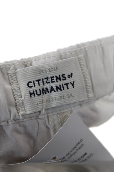 Citizens of Humanity Mens Bermuda Cargo Shorts White Size 30