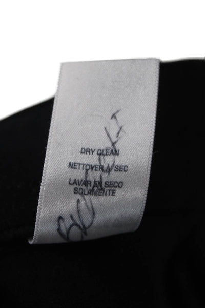 Ella Moss Women Black Ankle Cropped Dress Pants Viscose Blend Size S