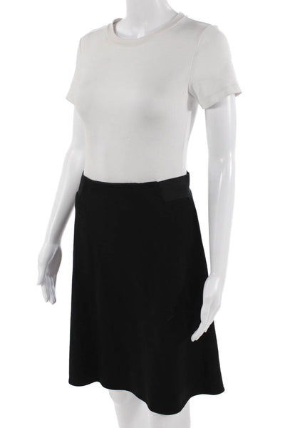 Elie Tahari Womens A-Line Black Skirt Size S