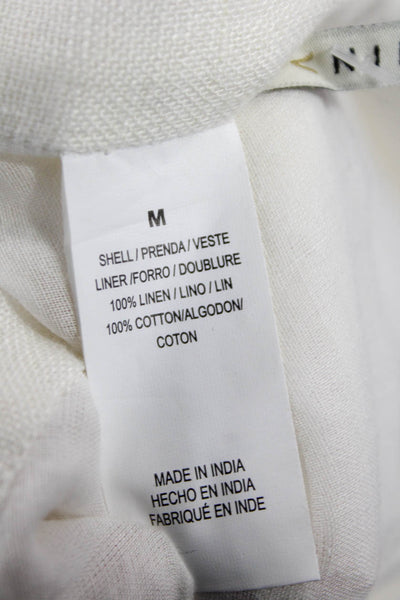 Vitamin A Women Maxi Wrap Linen Skirt White Size M