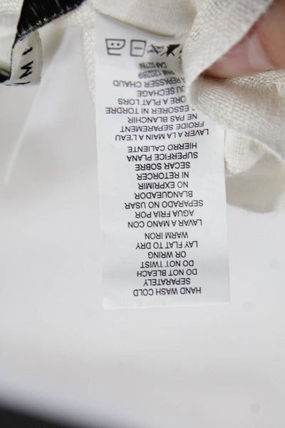 Vitamin A Women Maxi Wrap Linen Skirt White Size M