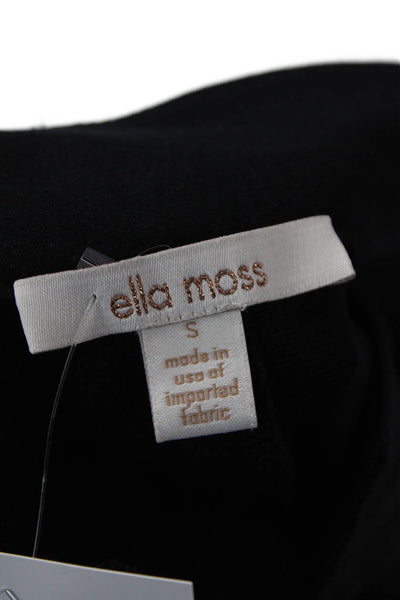 Ella Moss Unisex Black Cropped Ankle Dress Pants Size S