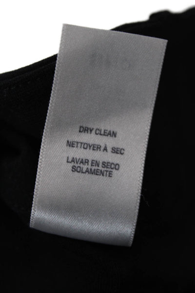 Ella Moss Unisex Black Cropped Ankle Dress Pants Size S