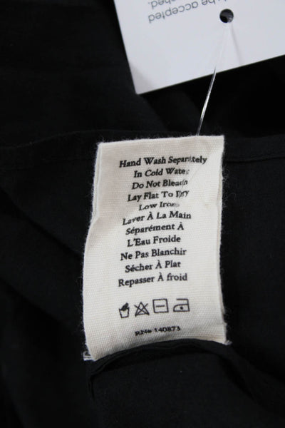 Love Shack Fancy, Women, Fit & Flare V-Neck Black Dress 3/4 Sleeve Size XS