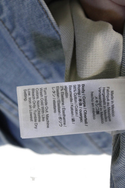 J Crew Unisex Mom Straight Jeans Light Blue Size 30