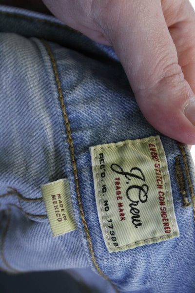 J Crew Unisex Mom Straight Jeans Light Blue Size 30