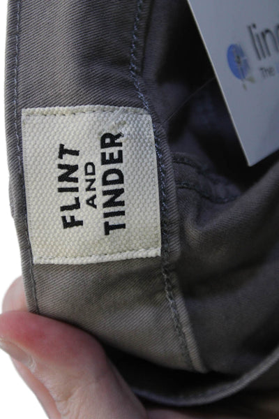 Flint and Tinder Mens Gray Chinos Size M