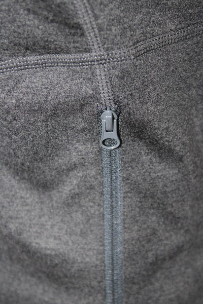 Carbon 38 Womens Windbreaker Dark Gray High Neck Zip Size S