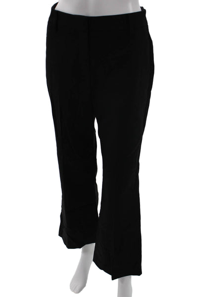 Unsubscribed Womens Cropped Dress Pants Black Size 4