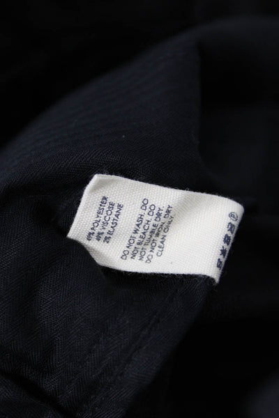Unsubscribed Womens Cropped Dress Pants Black Size 4