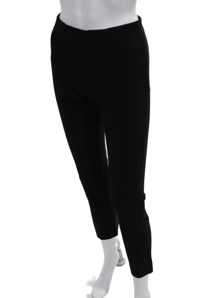 Vince Women Black Ankle Cropped Dress Pants Size S