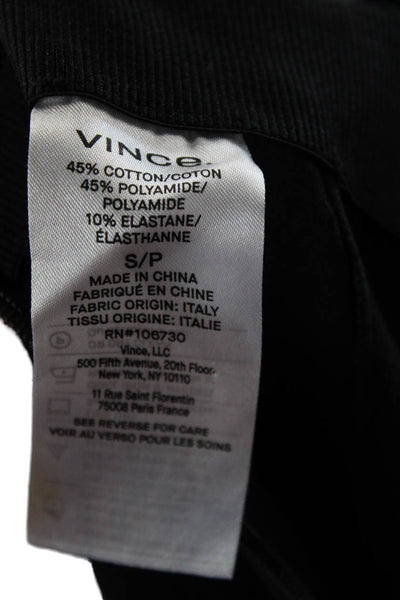 Vince Women Black Ankle Cropped Dress Pants Size S