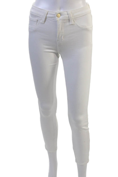 L'Agence Women Ankle Jegging White Size 24