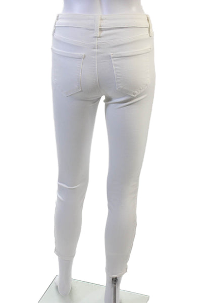 L'Agence Women Ankle Jegging White Size 24