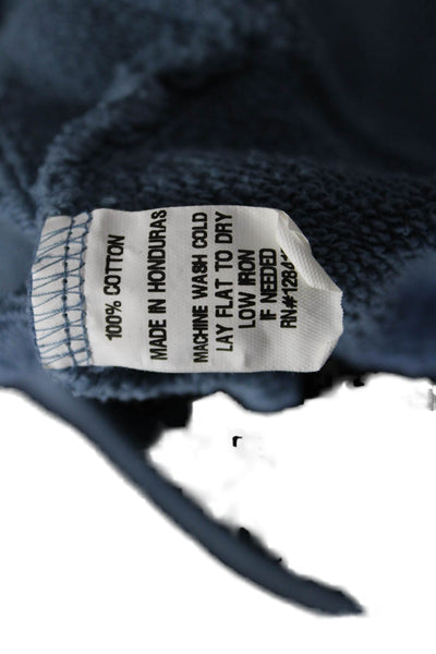 Sid Mashburn Unisex Pullover Sweatshirt Blue Crew Neck Size M