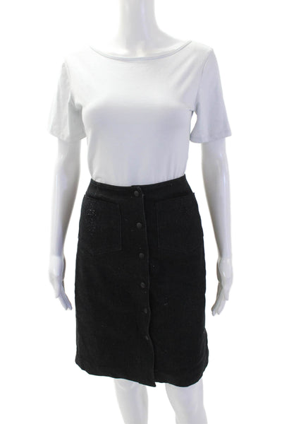 Cynthia Cynthia Steffe Womens A-Line Skirt Black Size 4