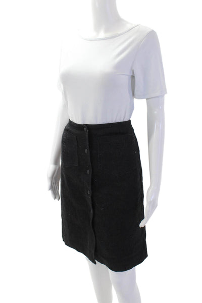 Cynthia Cynthia Steffe Womens A-Line Skirt Black Size 4